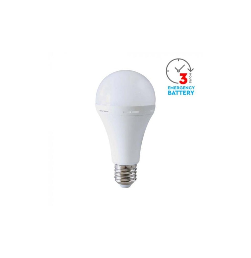 Lampadina LED E27 12W A80 bianco naturale con emergenza - SKU7794
