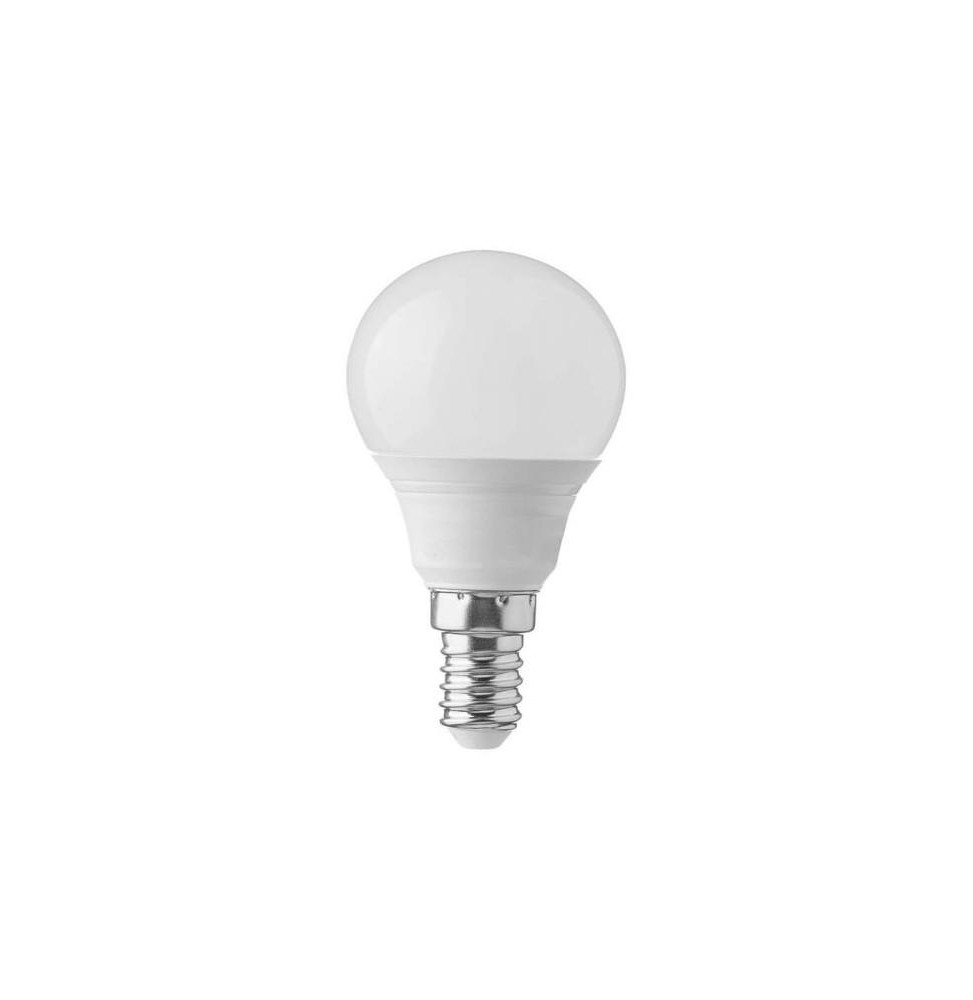 Lampadina P45 con attacco E14, potenza 6.5W bianco caldo con CHIP LED SAMSUNG. - SKU21863