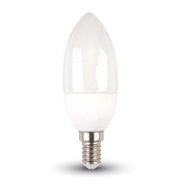 Lampadina LED E14 7W fredda a candela CHIP...